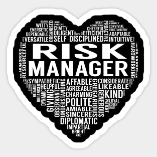 Risk Manager Heart Sticker